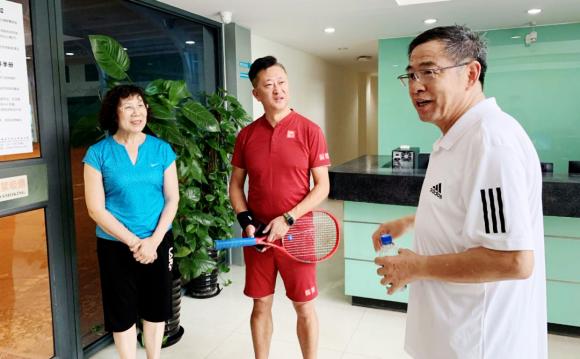 安徽省网球协会一行到上海市网球协会交流访问